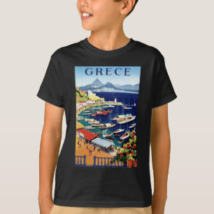 Vintage Travel Athens Greece T-Shirt