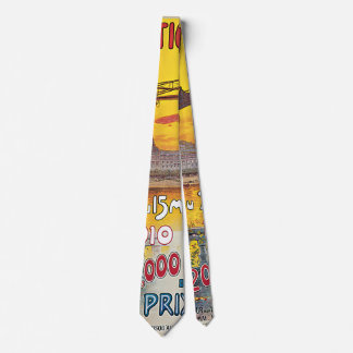 Vintage Travel, Aviation Aeroplanes, Lyon, France Tie