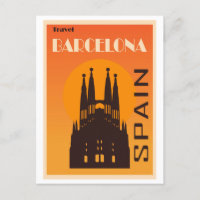 Vintage Travel     Barcelona Spain