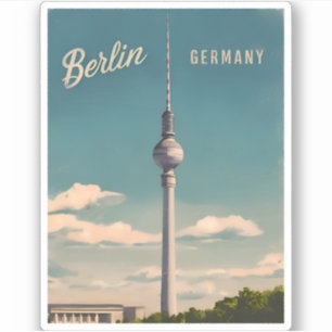 Vintage Travel Berlin Germany Retro Scenic
