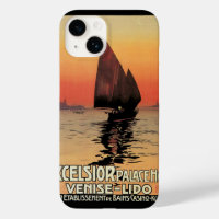 Vintage Travel, Boats at Excelsior Palace Venice