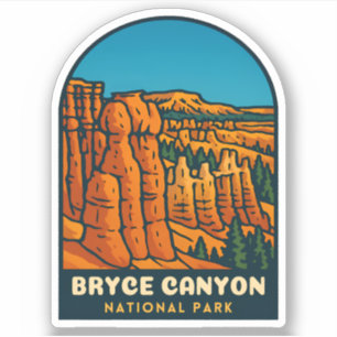 Vintage Travel Bryce Canyon National Park Retro