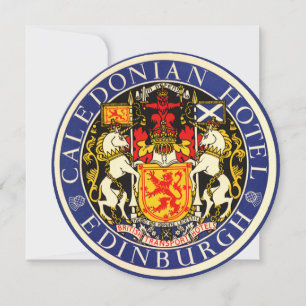 Vintage Travel Caledonian Hotel Edinburgh Scotland