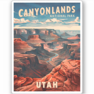 Vintage Travel Canyonlands National Park Utah
