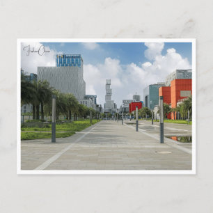 Vintage travel city Foshan China chinese vacation Postcard