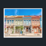 Vintage travel city Singapore skyline retro  Postcard<br><div class="desc">vintage,  retro,  travel,  modern,  watercolor,  classic,  city,  Singapore,  Marina bay sands,  asia, </div>