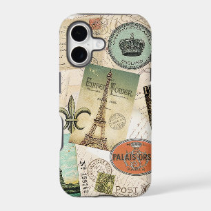 Vintage Travel collage samsung case