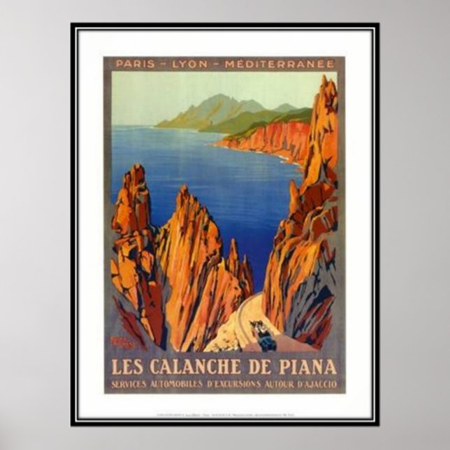 Vintage travel Corsica - Poster (Front)