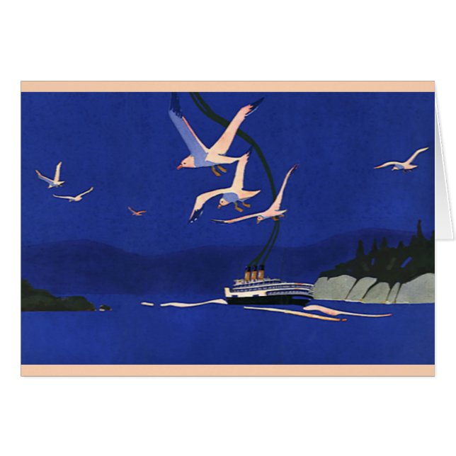 Vintage Travel, Cruise Ship Vacation in Alaska (Front Horizontal)