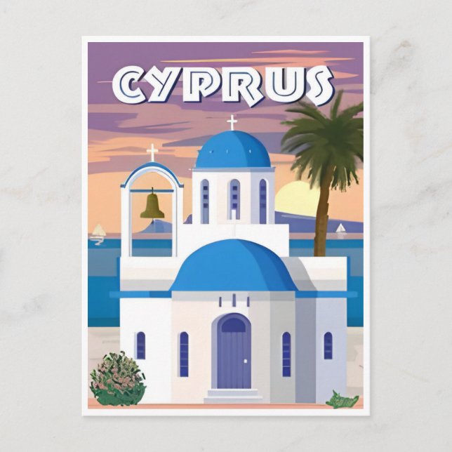 vintage travel CYPRUS KYRENIA Chypre  Postcard (Front)