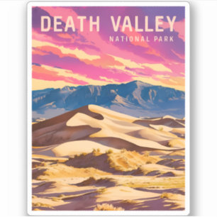 Vintage Travel Death Valley National Park Retro