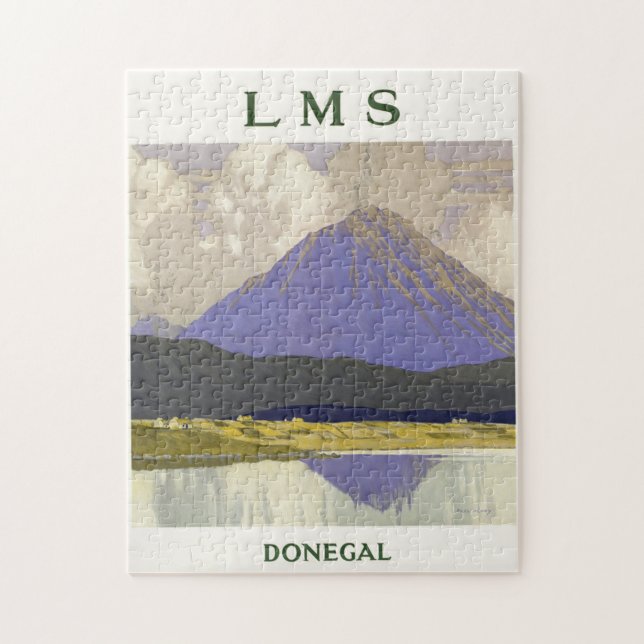 Vintage Travel Donegal Ireland Jigsaw Puzzle (Vertical)