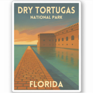 Vintage Travel Dry Tortugas National Park Florida