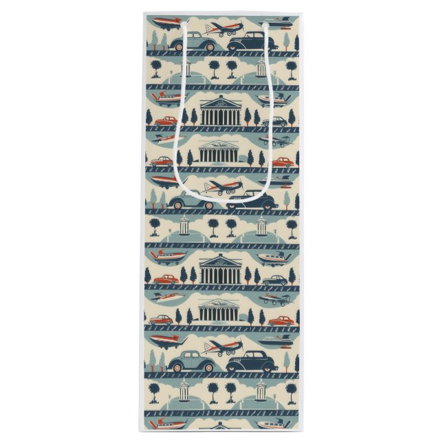 Vintage Travel Gift Bag (Front)