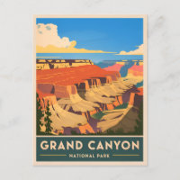 Vintage Travel Grand Canyon National Park Retro