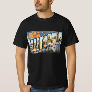 Vintage Travel, Greetings from California Poppies T-Shirt