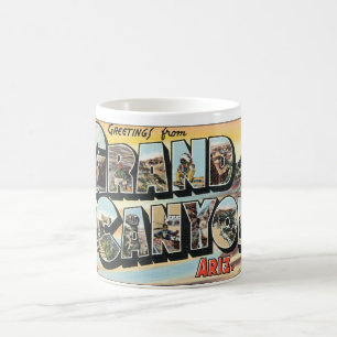 Vintage Travel Greetings from Grand Canyon Arizona Coffee Mug