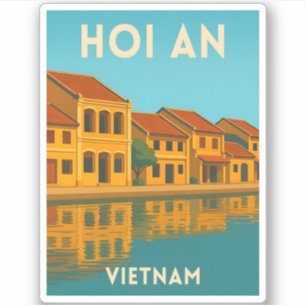 Vintage Travel Hoi An Vietnam Retro Scenic