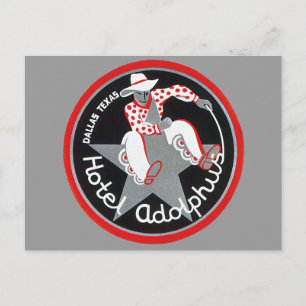 Vintage Travel, Hotel Adolphus in Dallas, Texas Postcard