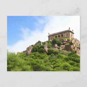 Vintage travel Hyderabad India Pakistan Vacation Postcard