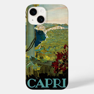 Vintage Travel, Isle of Capri, Italy Italia Coast Case-Mate iPhone 14 Case
