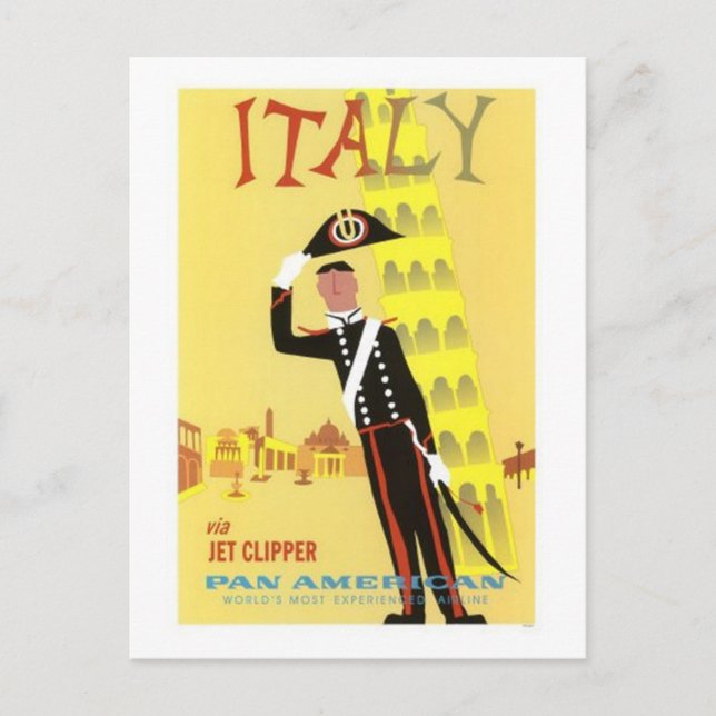 Vintage travel Italy - Postcard (Front)