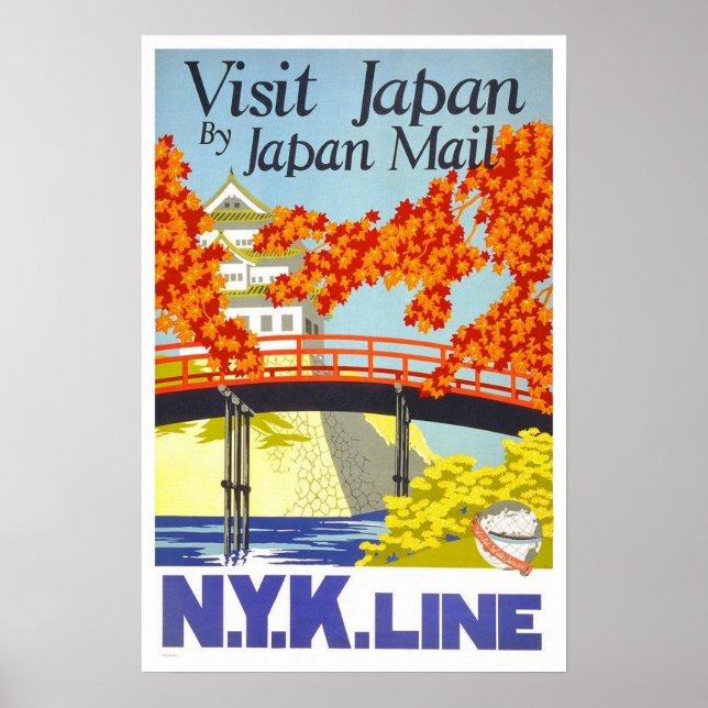 Vintage travel,Japan Poster (Front)