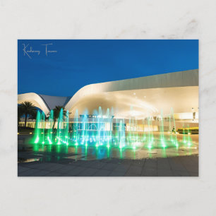 Vintage travel Kaohsiung Taiwan asia city retro  Postcard