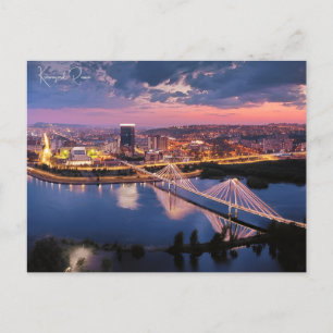 vintage travel Krasnoyarsk Russia art Photograph Postcard