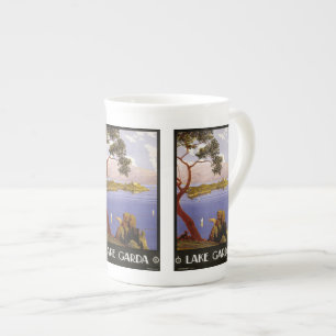 Vintage Travel Lake Garda Italy mugs