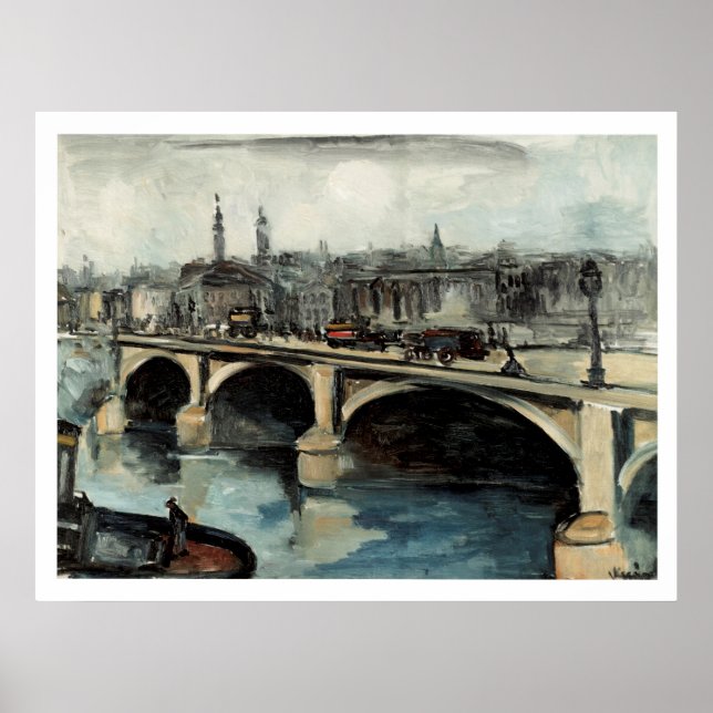 Vintage Travel London Bridge, England Poster (Front)