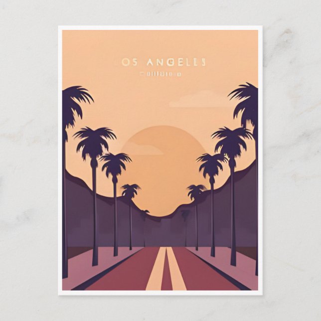 Vintage Travel Los angeles California america  Postcard (Front)