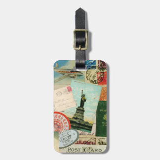 Vintage Travel...luggage tag