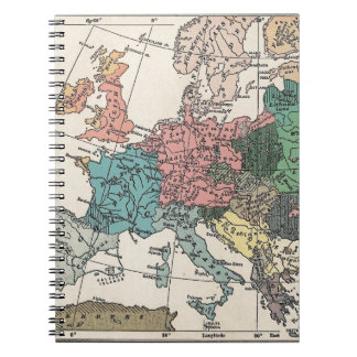 Vintage Travel Map Notebook