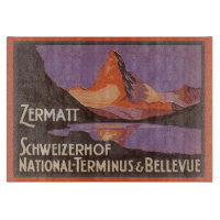 Vintage Travel, Matterhorn Mountain in Switzerland