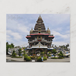 vintage travel Medan Indonesia Sumatra vacation  Postcard