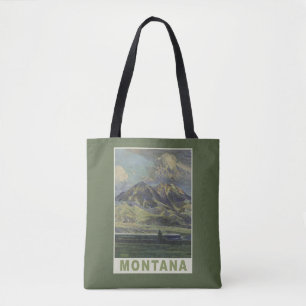 Vintage Travel Montana USA bags