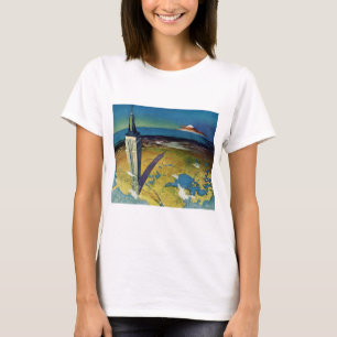 Vintage Travel New York City Empire State Building T-Shirt