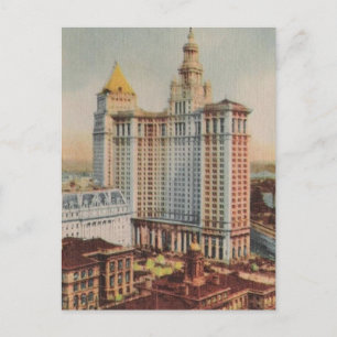 Vintage travel NewYork City USA - Postcard