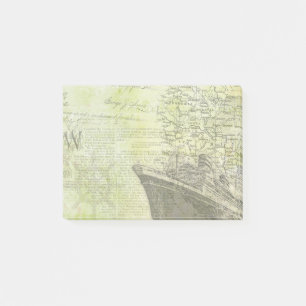 Vintage Travel Ocean Liner Post-it Notes