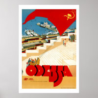 Vintage Travel Odessa Ukraine Soviet Union