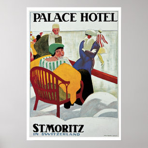 Vintage Travel,Palace Hotel Poster