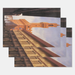 Vintage Travel, Palazzo Vecchio, Florence, Italy Wrapping Paper Sheet