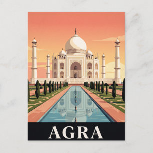 Vintage Travel Postcard AGRA