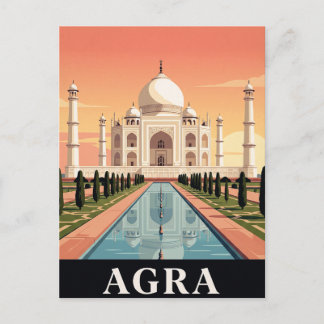Vintage Travel Postcard | AGRA