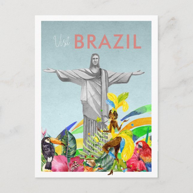 Vintage Travel Postcard | Brazil (Front)