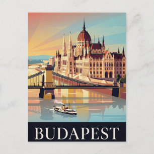 Vintage Travel Postcard BUDAPEST