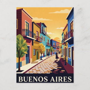 Vintage Travel Postcard BUENOS AIRES