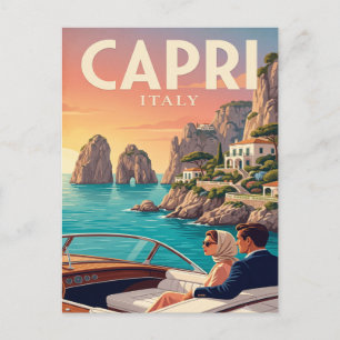 Vintage Travel Postcard   Capri Italy