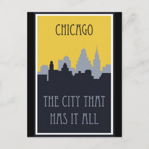 Vintage travel postcard - Chicago